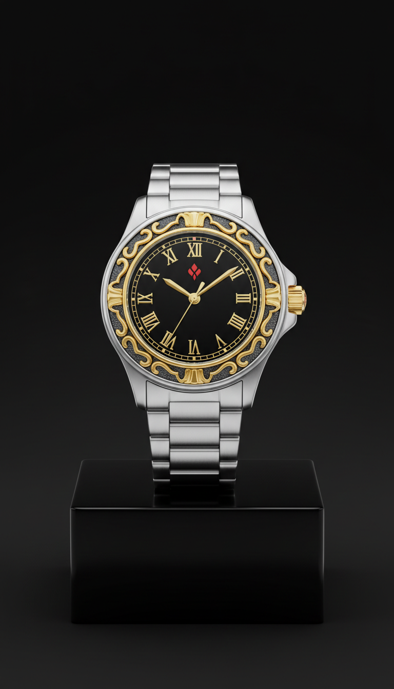 Reloj escudo de plata esterlina