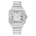Seiko Mod Santos Full Iced – Moissanita VVS1 | Pasa el Test de Diamantes | Certificado GRA
